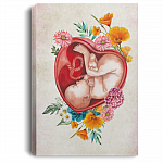 Pregnancy Womb Anatomy Gynecology Gallery Wrapped Framed Canvas Prints-Unframed Poster-Home Decor Wall Art, White, 0.75'' Framed Canvas Pregnancy Womb Anatomy Gynecology Gallery Wrapped Framed Canvas Prints-Unframed Poster-Home Decor Wall Art, White, 0.75'' Framed Canvas