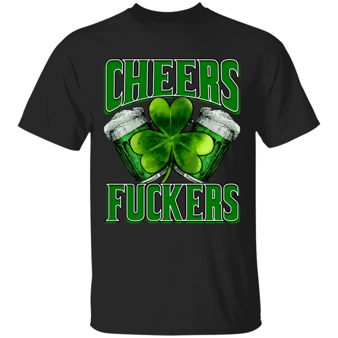 cheers, Black, Unisex T-Shirt