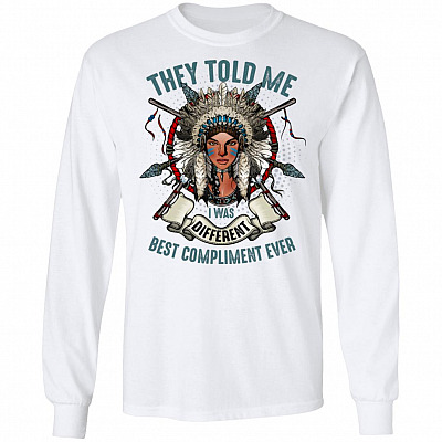 They Told Me I Was Different, White, Long Sleeve