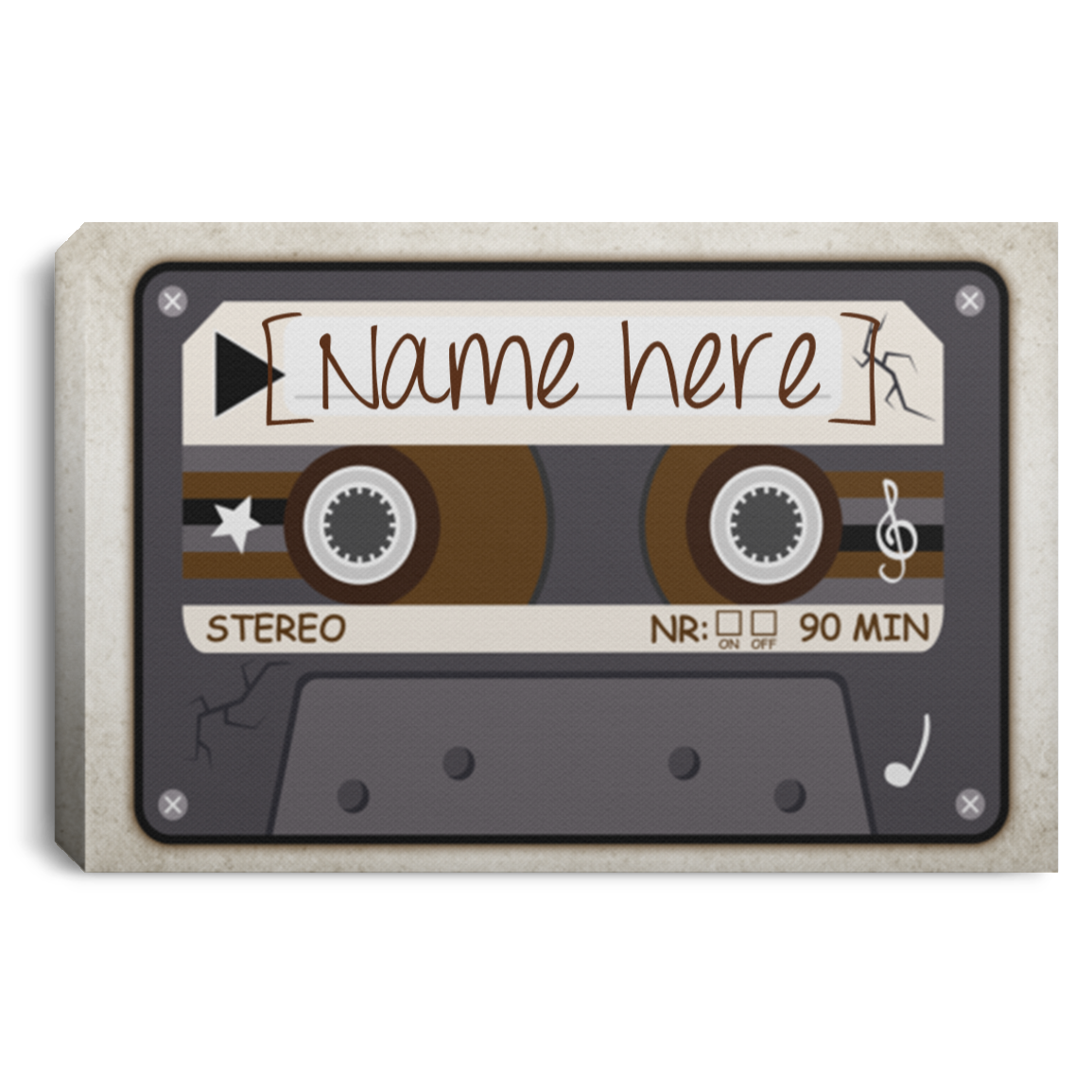 Personalized Mixtape Gallery Wrapped Framed Canvas Prints - Unframed Poster - Home Decor Wall Art, White, 0.75'' Framed Canvas Personalized Mixtape Gallery Wrapped Framed Canvas Prints - Unframed Poster - Home Decor Wall Art, White, 0.75'' Framed Canvas