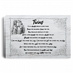 Twenty Tiny Fingers Mother's Day Twin Mom Gift Wrapped Framed Canvas - Unframed Poster - Home Wall Art, White, 0.75'' Framed Canvas Twenty Tiny Fingers Mother's Day Twin Mom Gift Wrapped Framed Canvas - Unframed Poster - Home Wall Art, White, 0.75'' Framed Canvas