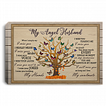 My Angel Husband I Miss You Framed Canvas - I Really Miss Your Smile I Miss Your Voice Unframed Poster, White, 0.75'' Framed Canvas My Angel Husband I Miss You Framed Canvas - I Really Miss Your Smile I Miss Your Voice Unframed Poster, White, 0.75'' Framed Canvas