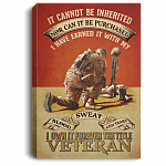 It Cannot Be Inherited Nor Can It Be Purchased I Have Earned It Gallery Wrapped Framed Canvas Prints - Unframed Poster, White, 0.75'' Framed Canvas It Cannot Be Inherited Nor Can It Be Purchased I Have Earned It Gallery Wrapped Framed Canvas Prints - Unframed Poster, White, 0.75'' Framed Canvas