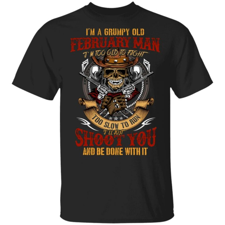 Feb Shirt, Black, Unisex T-Shirt