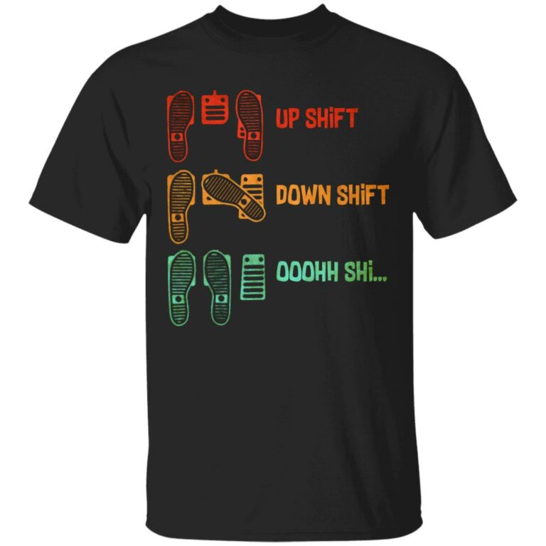 Up Shift Shirt, Black, Unisex T-Shirt