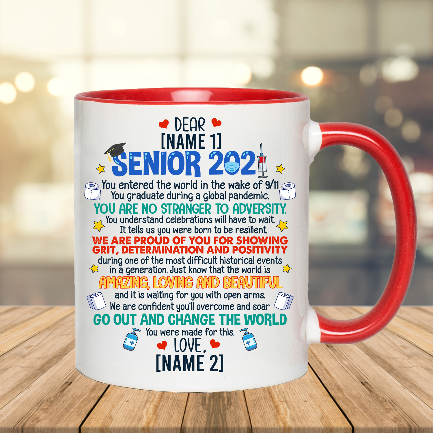 2VT. Senior 2021 You Entered The World Personalized MK1