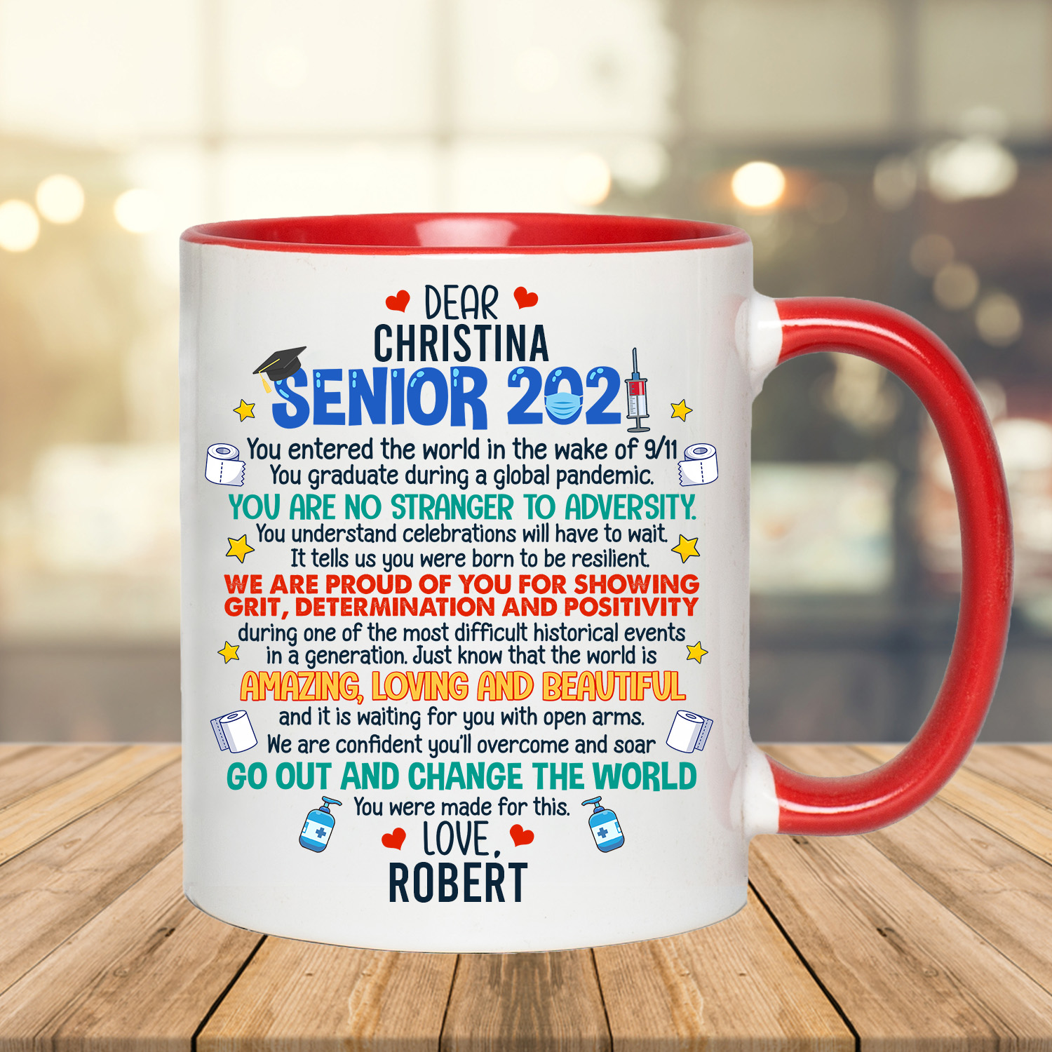 2VT. Senior 2021 You Entered The World Personalized MK2 - BEBAS #0a2439
