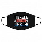 This Mask Is As Useless, Black, Cloth Face Cover – Medium/Large