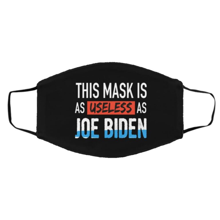 This Mask Is As Useless, Black, Cloth Face Cover – Medium/Large