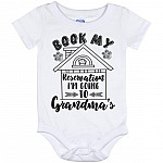 Going to Grandma's Baby Onesie, White, Baby Onesie - 12 Month