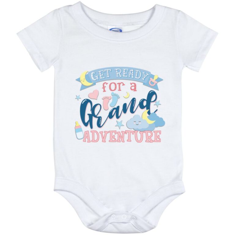 grand baby, White, Baby Onesie - 12 Month