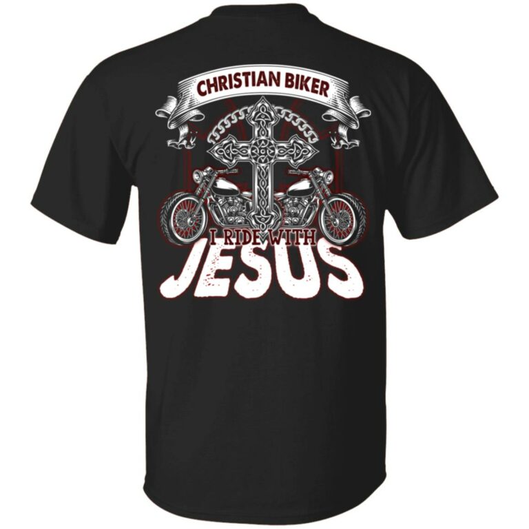 Christian Biker, Black, Unisex T-Shirt