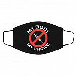 my body mask, Black, Cloth Face Cover – Medium/Large
