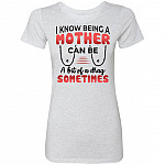 Mother Ladies Tshirt, Heather White, Premium Ladies T-Shirt