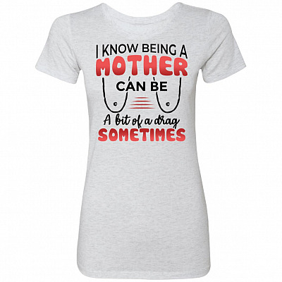 Mother Ladies Tshirt, Heather White, Premium Ladies T-Shirt