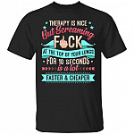 Therapy Shirt, Black, Unisex T-Shirt