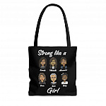 Kamala Michelle Ruth Alexandria Strong Like a Girl - Influential Women Feminist All Over Print Tote Bag - Shoulder Bag
