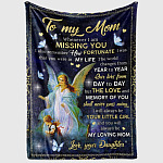 2VT. To My Mom Whenever I Am Missing You blanket mockup2