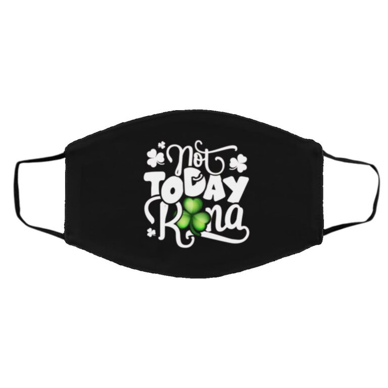 Rona Mask, Black, Cloth Face Cover – Medium/Large
