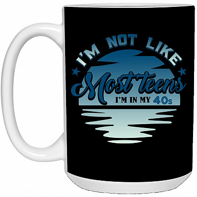 15 oz. White Mug