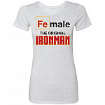 Female Shirt, Heather White, Premium Ladies T-Shirt