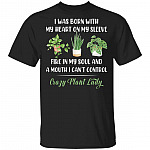 I Was Born With My Heart, Black, Unisex T-Shirt