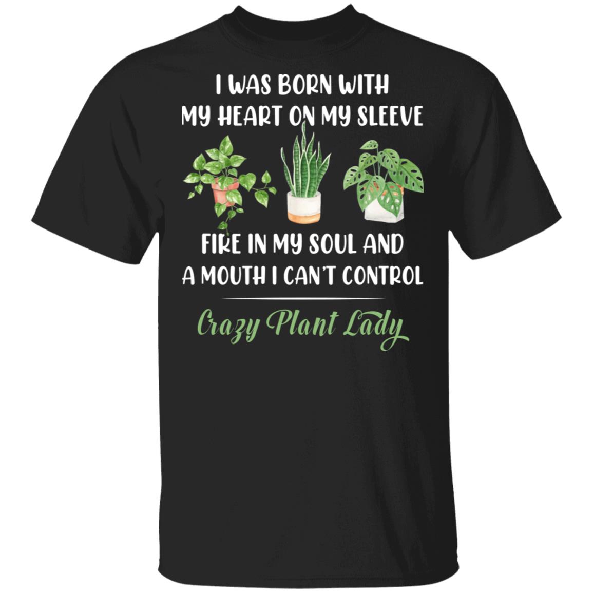 I Was Born With My Heart, Black, Unisex T-Shirt