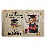 Personalized Photo Even A Global Pandemic Couldn't Stop Me Class Of 2021 Senior Framed Canvas Prints - Unframed Poster, White, 0.75'' Framed Canvas Personalized Photo Even A Global Pandemic Couldn't Stop Me Class Of 2021 Senior Framed Canvas Prints - Unframed Poster, White, 0.75'' Framed Canvas