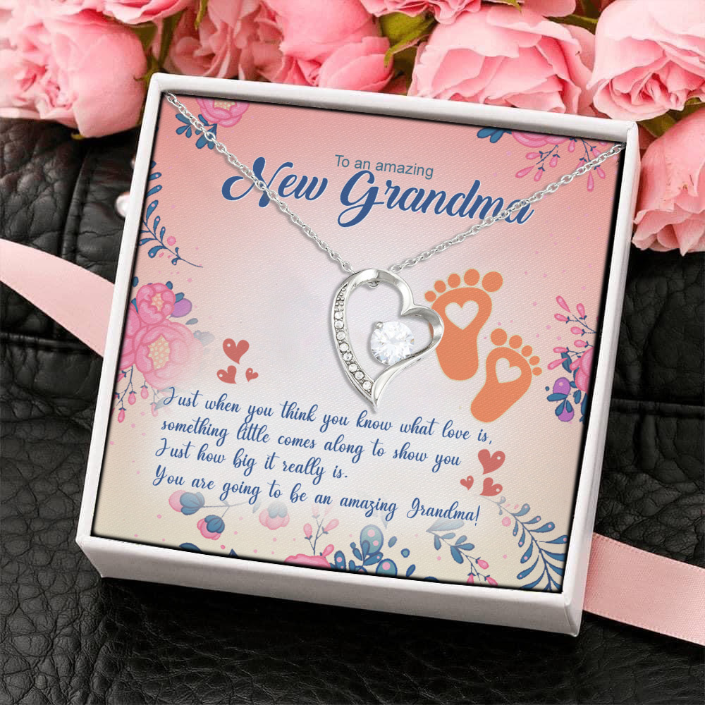 4KNG. New Grandma Forever Love Necklace (Silver) 4