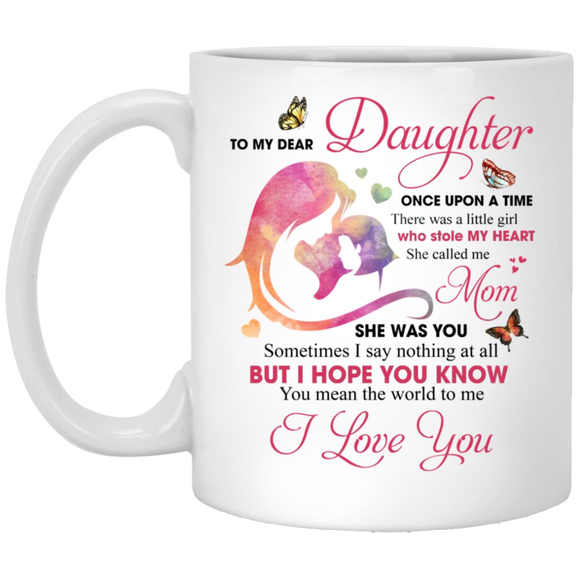 Daughter, White, 11 oz. White Mug Daughter, White, 11 oz. White Mug