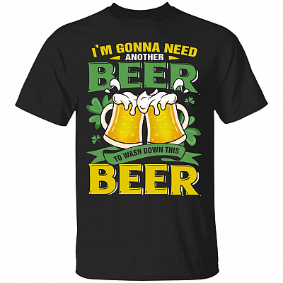 beer tee, Black, Unisex T-Shirt