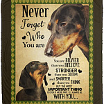 Dachshund Canvas, White, Cozy Plush Fleece Blanket - 50x60