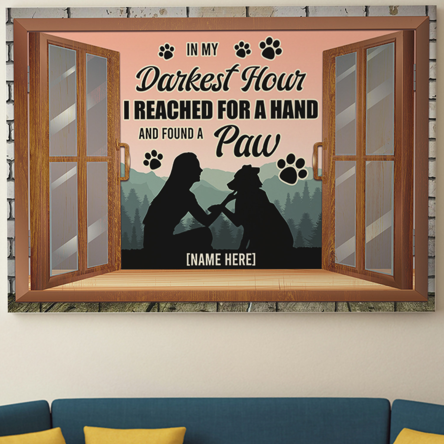 9TR. found paw Canvas - mk 1