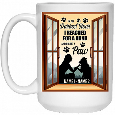 15 oz. White Mug