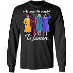 Who Runs The World, Black, Long Sleeve