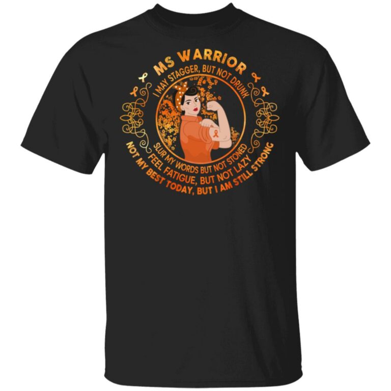 I May Stagger, Black, Unisex T-Shirt