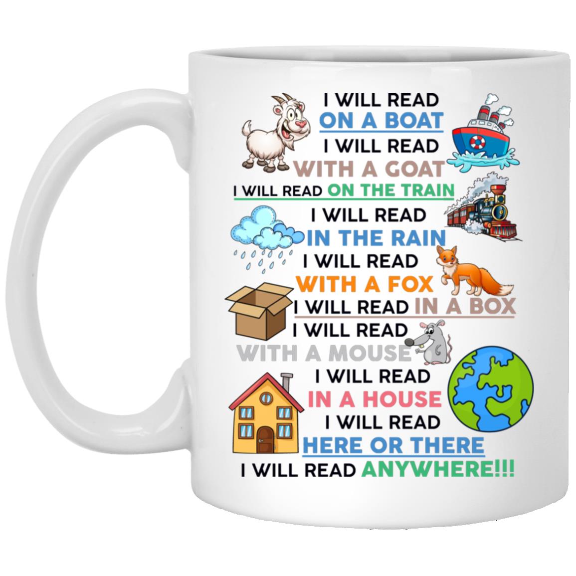Read Mug, White, 11 oz. White Mug Read Mug, White, 11 oz. White Mug