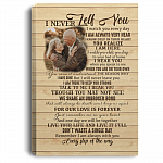 Custom Photo I Never Left You Wrapped Framed Canvas Prints - Unframed Poster - Memorial Gift Personalized, White, 0.75'' Framed Canvas