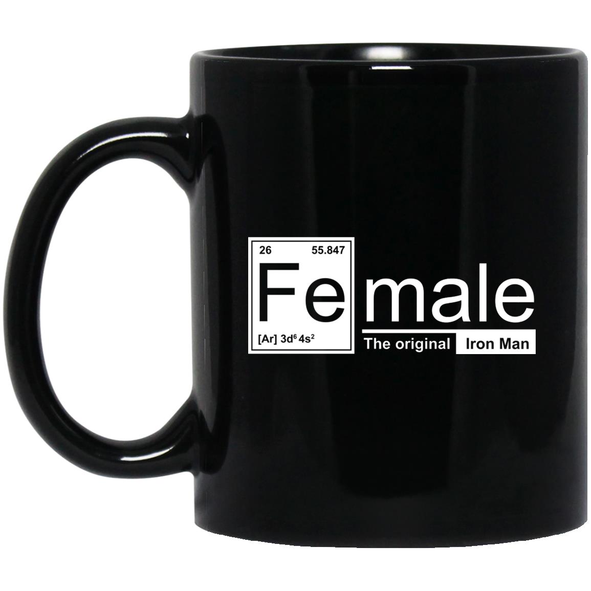 Female The Mug, Black, 11 oz. Black Mug Female The Mug, Black, 11 oz. Black Mug