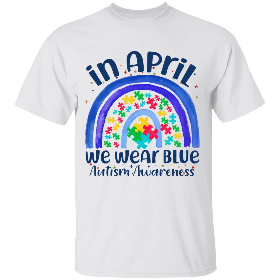 In April We Tee, White, Unisex T-Shirt