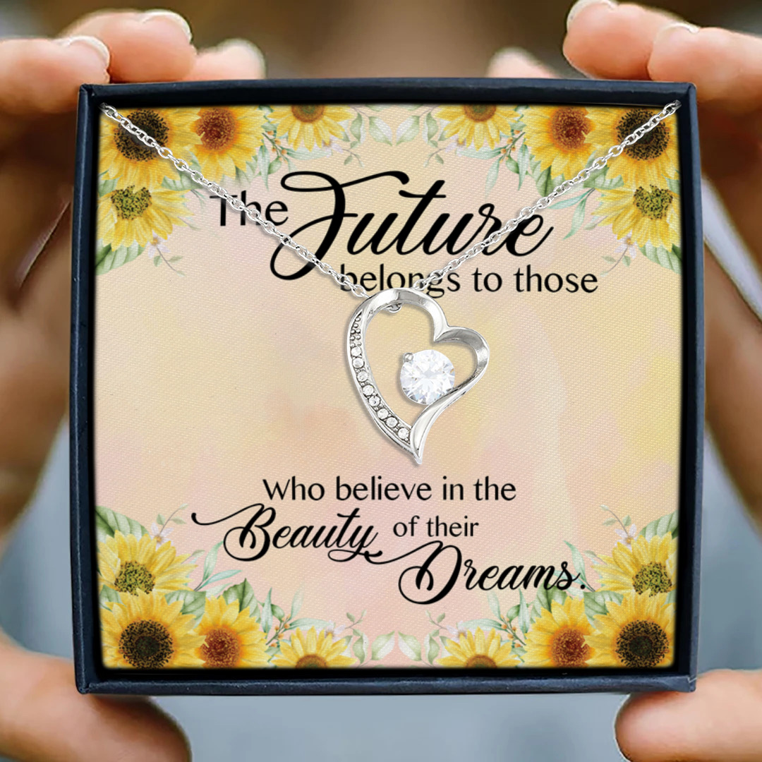 5NH. Future Belongs Forever Love Necklace (Silver) 3