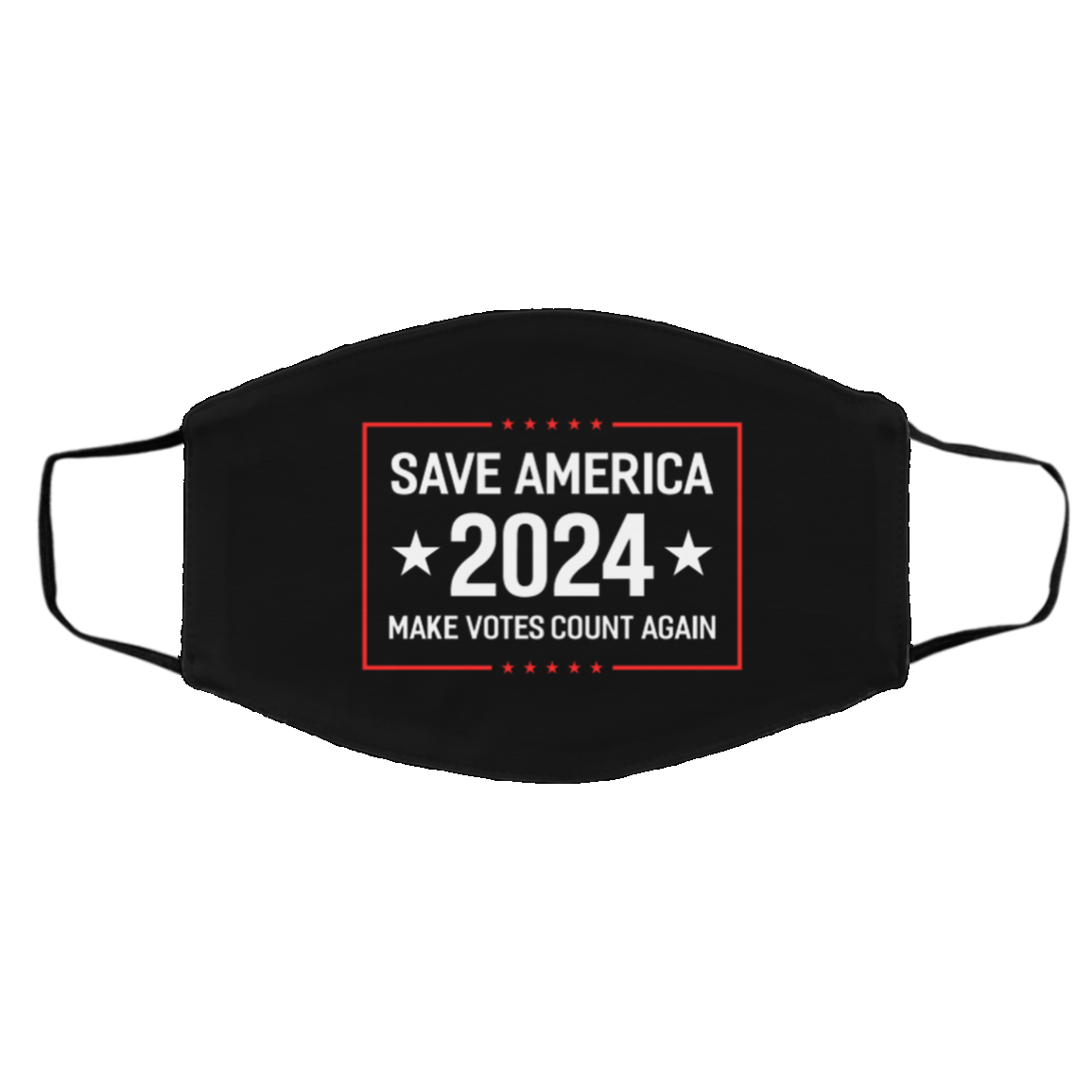 Save America 2024 Make Votes Count Again Washable Reusable Custom Printed Cloth Face Mask Cover, Black, Cloth Face Cover – Medium/Large Save America 2024 Make Votes Count Again Washable Reusable Custom Printed Cloth Face Mask Cover, Black, Cloth Face Cover – Medium/Large