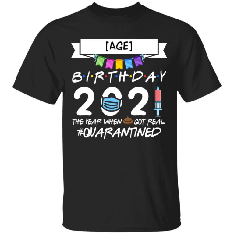 Personalized Birthday, Black, Unisex T-Shirt