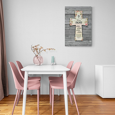 Alternative view of To My Loving Mom A Mother Who Always Cares Gallery Wrapped Canvas Prints-Poster-Decor Wall Art