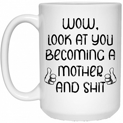15 oz. White Mug