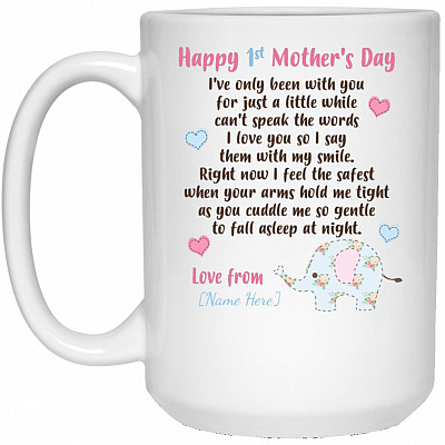15 oz. White Mug