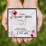 3HP. Beautiful Mother Interlocking Hearts Necklace