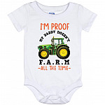 I'm Proof My, White, Baby Onesie - 12 Month
