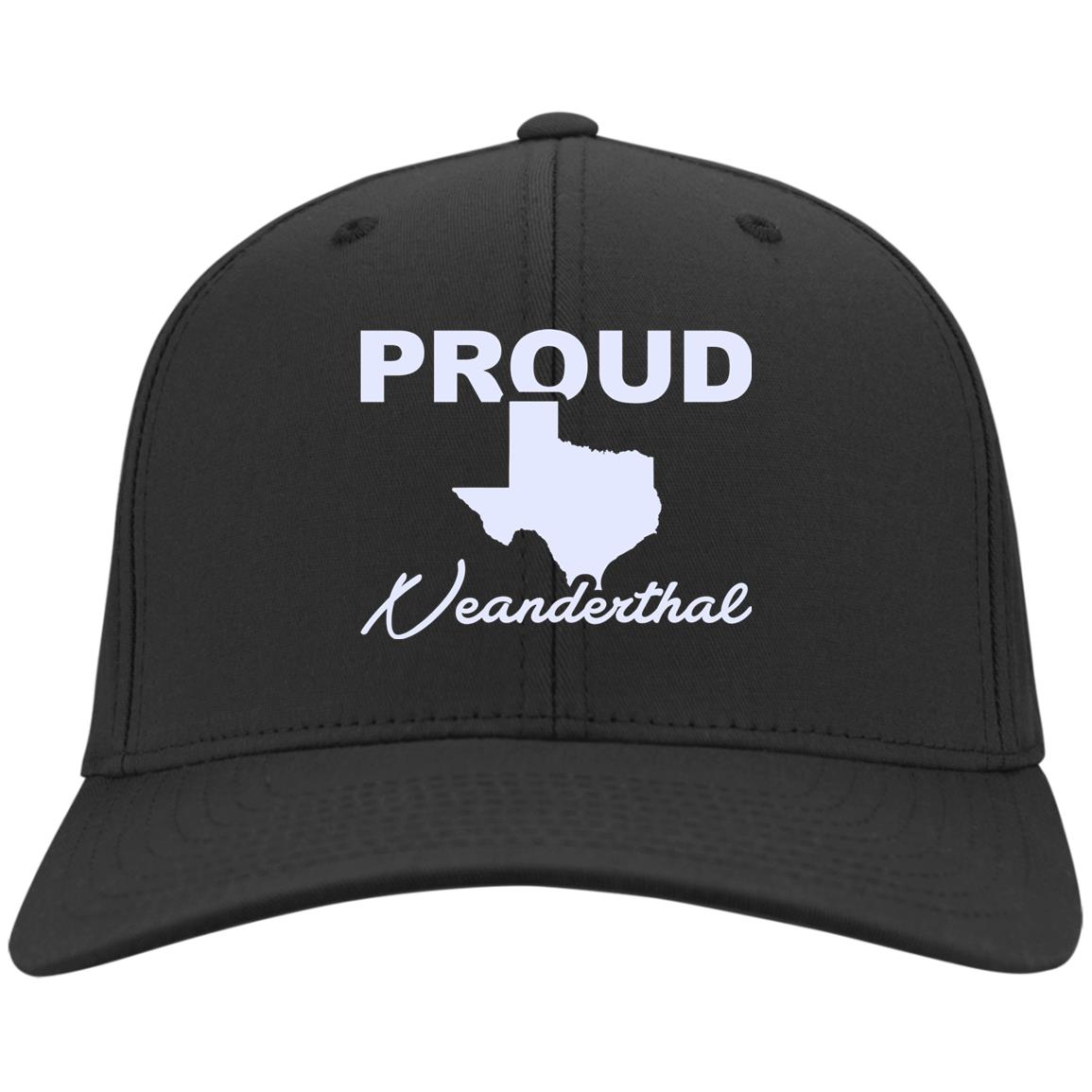 Proud Texas Neanderthal Twill Cap, Black, Twill Cap Proud Texas Neanderthal Twill Cap, Black, Twill Cap