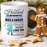 Personalized to My Husband I Love You Forever and Always - Gift for Husband from Wife Ceramic Coffee Mug
